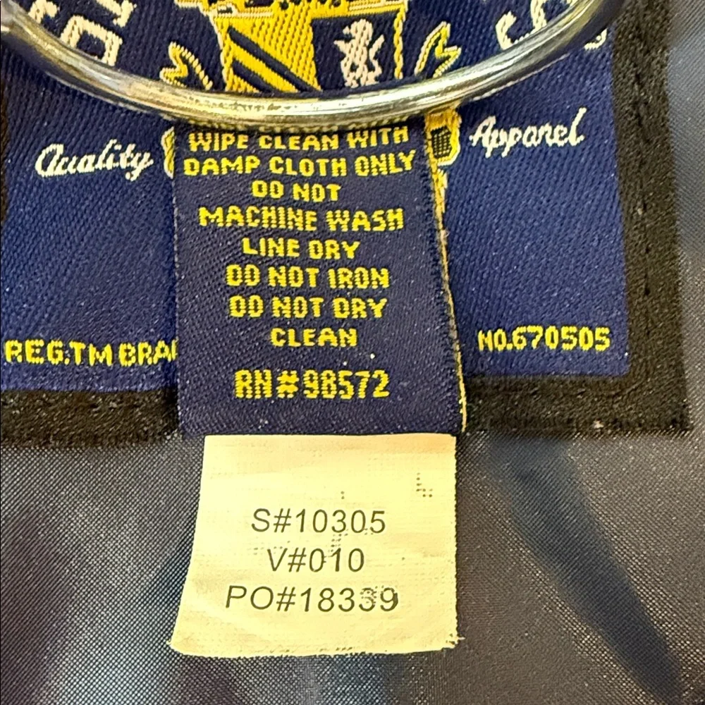 Vintage - Michigan Blue and Yellow Varsity Jacket. - Picture 4 of 4